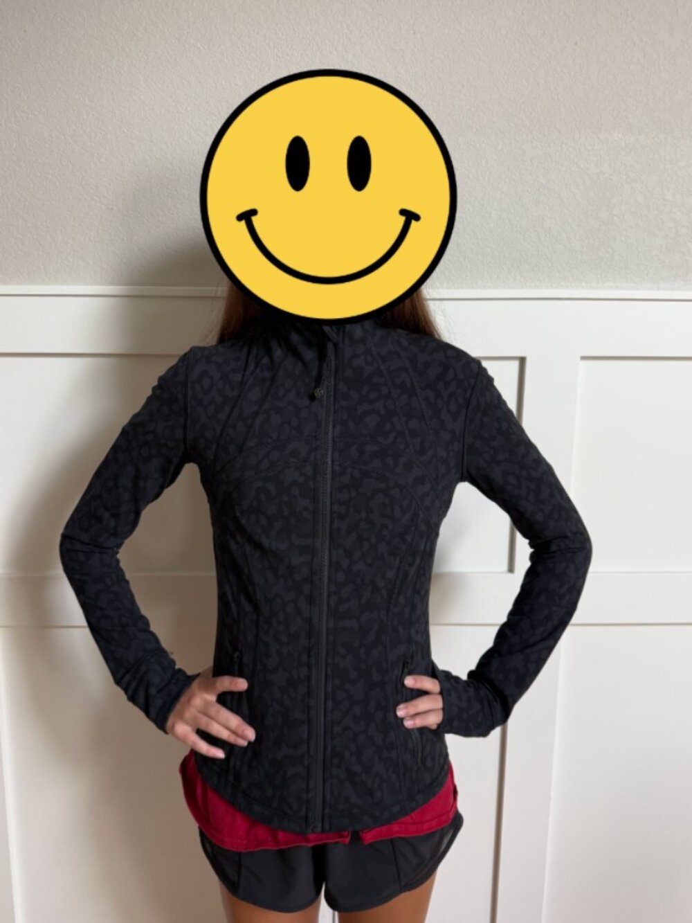 lululemon athletica Black Zip-Up Jacket